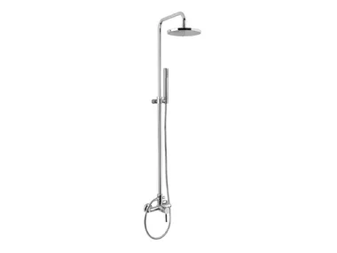 TOKYO - Wall-mounted steel shower panel with hand shower _ Gaia Mobili